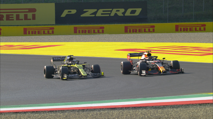 2020 Tuscan Grand Prix: Albon passes Ricciardo to grab maiden F1 podium