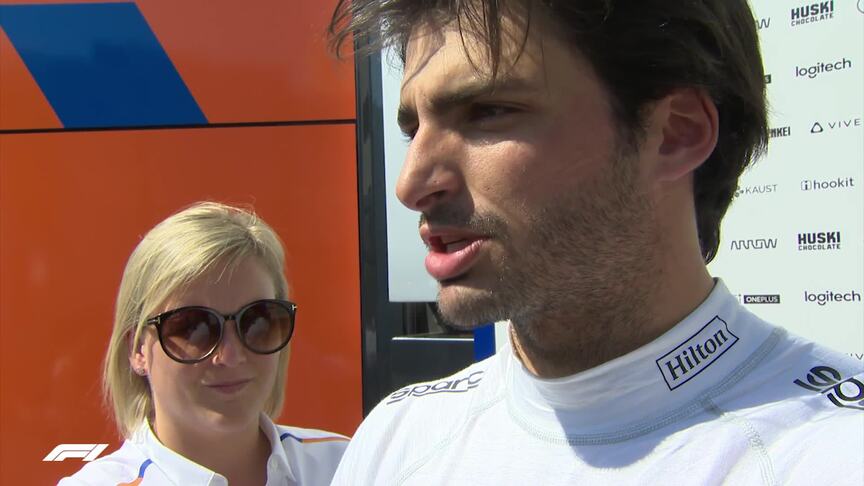 Carlos Sainz: 'Couple of issues' despite strong McLaren showing