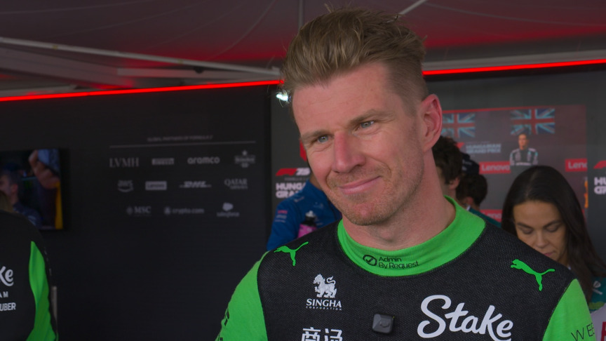 Hulkenberg knew 'it was always going to be difficult from the back' of the grid