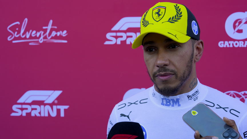 Hamilton 'so, so happy' with P1 in Sprint Qualifying at 'phenomenal' Silverstone
