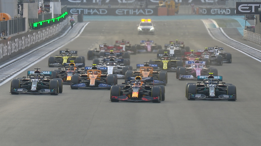 2020 Abu Dhabi Grand Prix: Watch the race start at Yas Marina Circuit