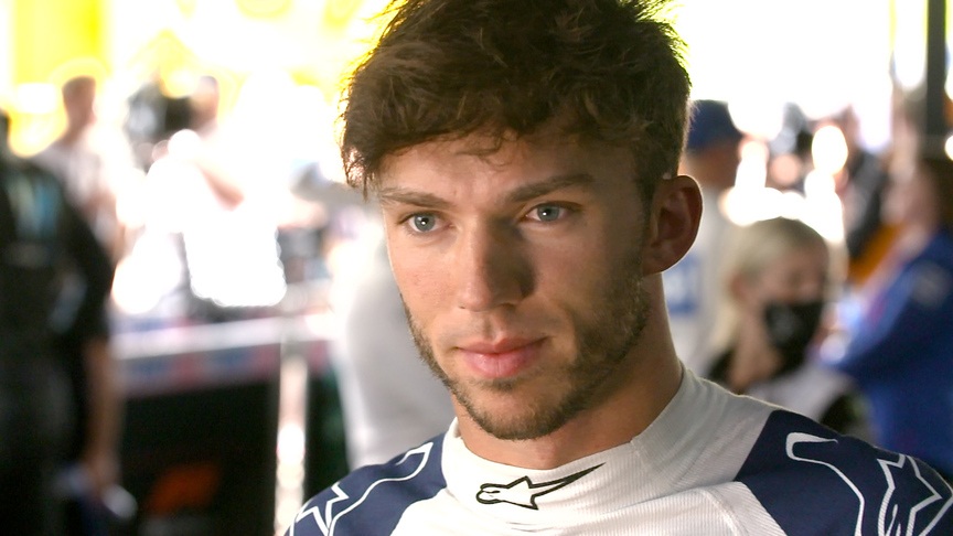 Pierre Gasly explains damage done after Lap 1 incident with Lewis Hamilton at the F1 Sprint in Austria