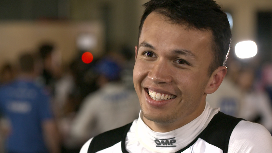 P13 Alexander Albon happy 'to keep the McLarens behind' at Bahrain GP