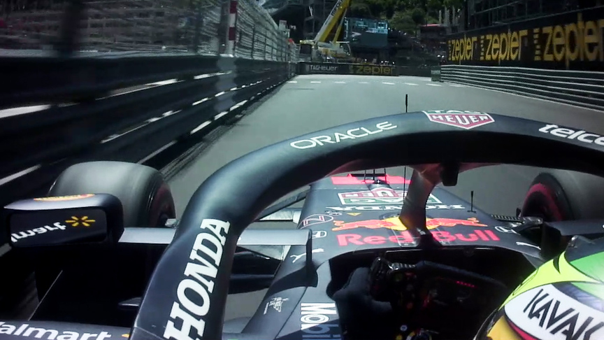 2021 Monaco GP FP1: Onboard for Sergio Pérez’ fastest lap