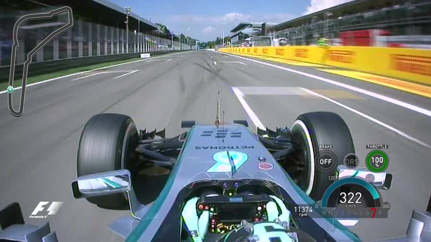 Italy 2014 - Nico Rosberg onboard lap