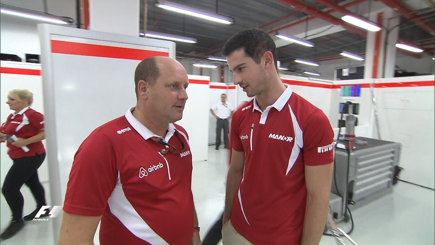 Alexander Rossi joins the Marussia F1 Team in Singapore