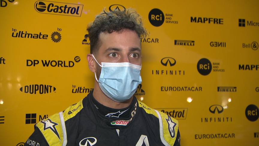 Daniel Ricciardo had 'half a day off' after FP1 engine issue at Yas Marina Circuit