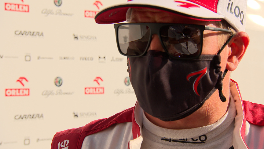 Kimi Raikkonen 'all good' despite 'small brake issue' in Sochi practice