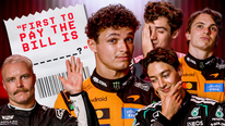 Who is the first to pay the bill? F1 drivers play 'Fill in the Blanks'