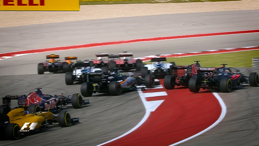 Re-live last year's race in USA