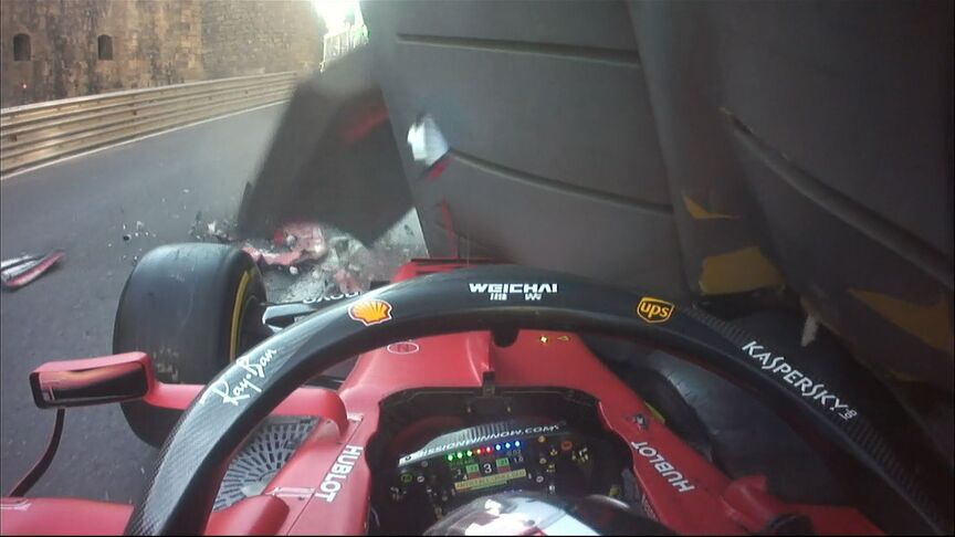 Qualifying: Leclerc's pole hopes end early with big Q2 shunt