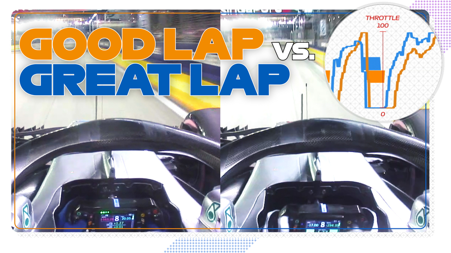 Good Lap vs. Great Lap - Bottas vs. Hamilton in Singapore | Workday