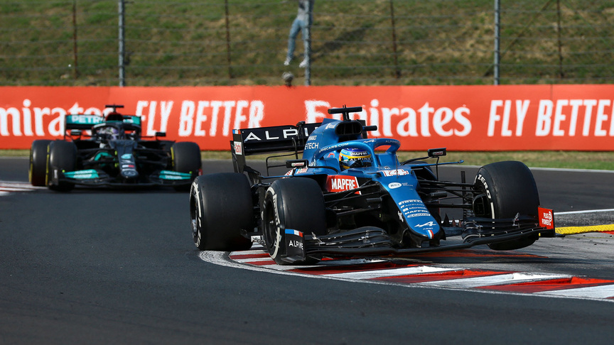 A battle of legends: Hamilton and Alonso's thrilling chase in Hungary