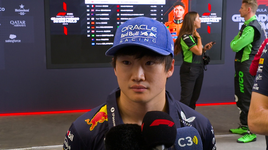Tsunoda admits he’s ‘struggling a little bit’ this weekend after P14 in the Sprint