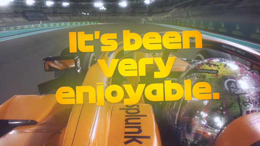 2020 Abu Dhabi Grand Prix: Norris celebrates P5 with Zak Brown impression