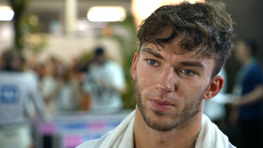 Pierre Gasly needed 'a lot of instinct' to drive in wet Singapore GP qualifying