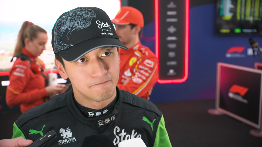‘I’m just so proud and honoured’ – Zhou reflects on finally getting to race in his home Grand Prix