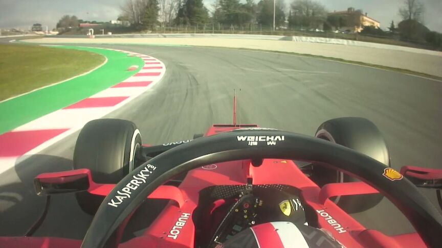 Pre-Season Testing 2019: Ride onboard as Leclerc sets fastest lap for Ferrari on Day 2