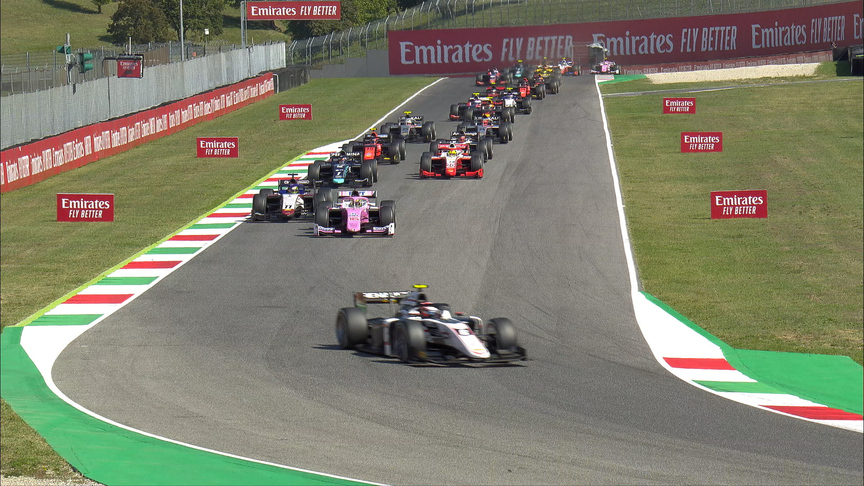 F2 2020 Round 9: Tuscan Grand Prix sprint race highlights