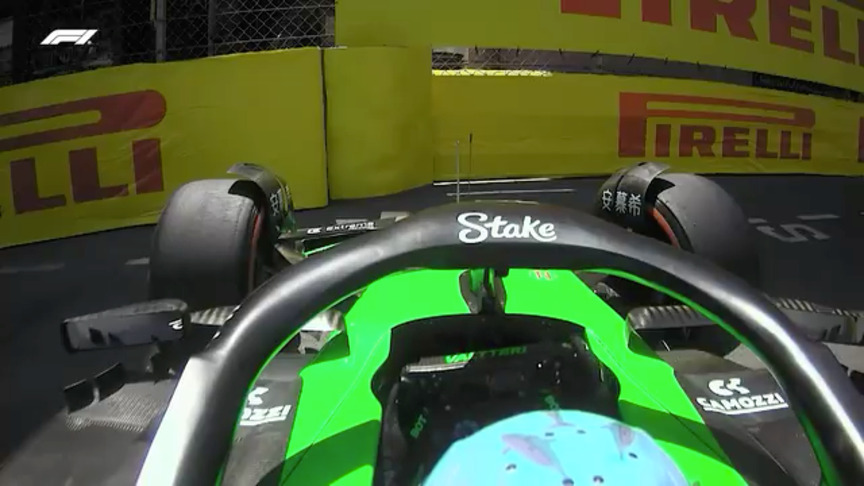 2024 Monaco GP FP3: Bottas clips the wall and triggers red flag
