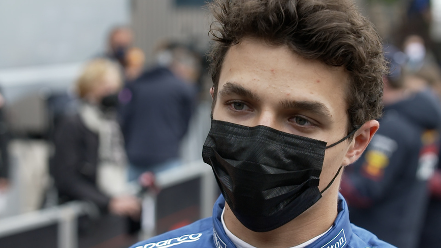 Lando Norris: Happy we did 'the best we could' after being pipped to P2 by Hamilton