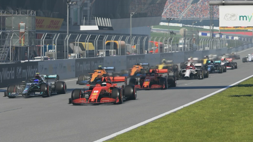 F1 Esports 2021 Virtual GP Round 1: Austria Feature Race highlights