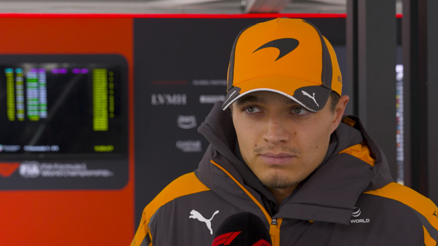 Norris: 'Frustrating' to not start the race