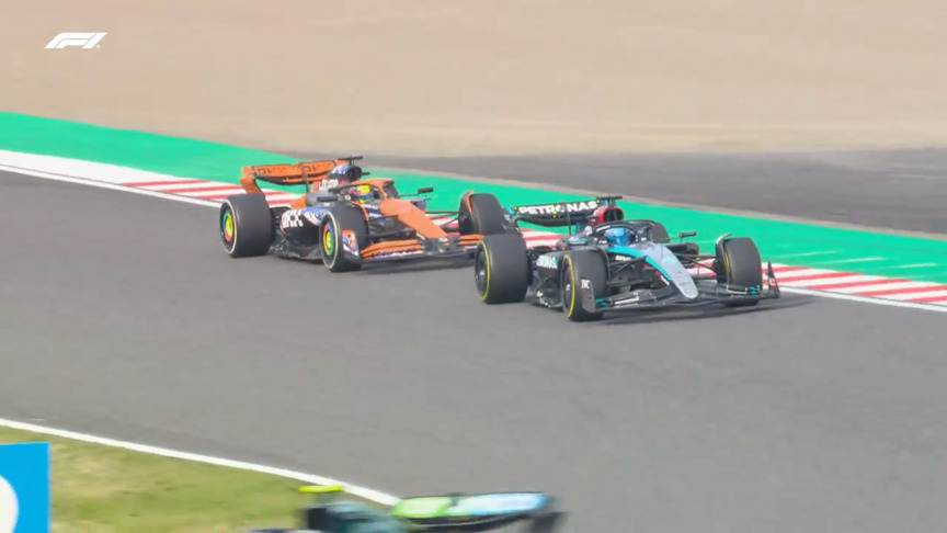 2024 Japanese Grand Prix: Russell snatches P7 on the final lap after wheel-to-wheel battle with Piastri