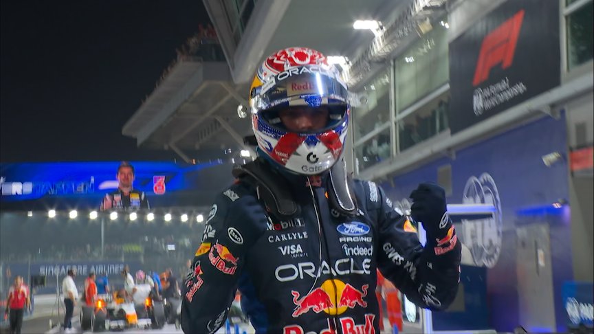 2026 Singapore GP Qualifying: Verstappen crosses the line to seal pole position
