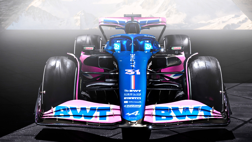 Alpine reveal their new car and livery