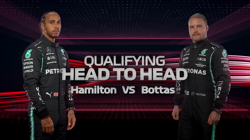 SIDE-BY-SIDE: How Hamilton beat Bottas to pole in Hungary