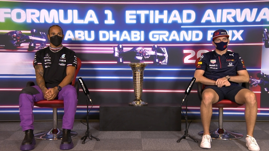 Hamilton and Verstappen: The championship rivals' press conference