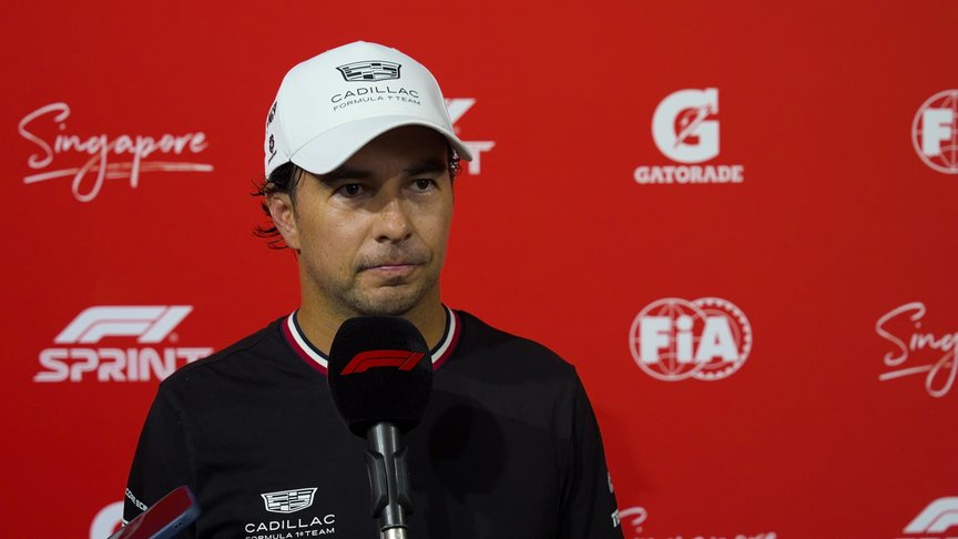 Perez explains his SQ1 contact with the wall in Singapore