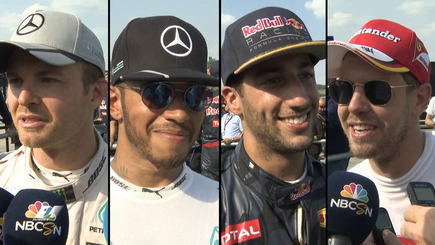 Drivers report back after the race in Hungary