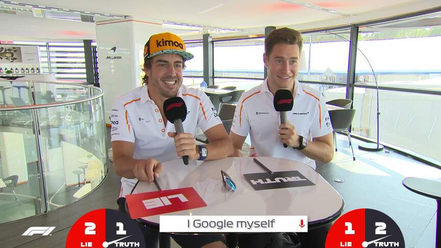 GRILL THE GRID: Truth or Lie - McLaren