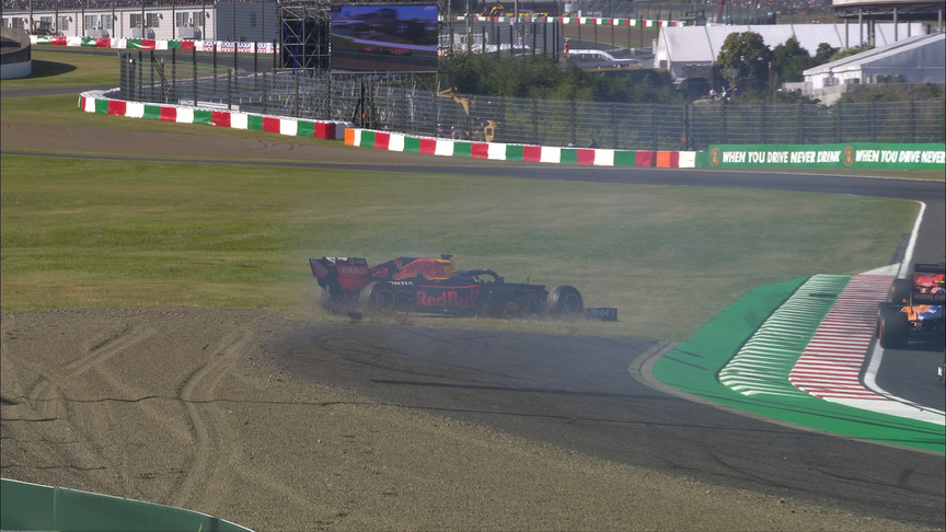 Japanese GP: Leclerc and Verstappen's controversial Lap 1 collision