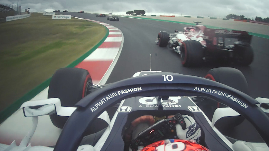 Portuguese Grand Prix 2020: First lap onboards