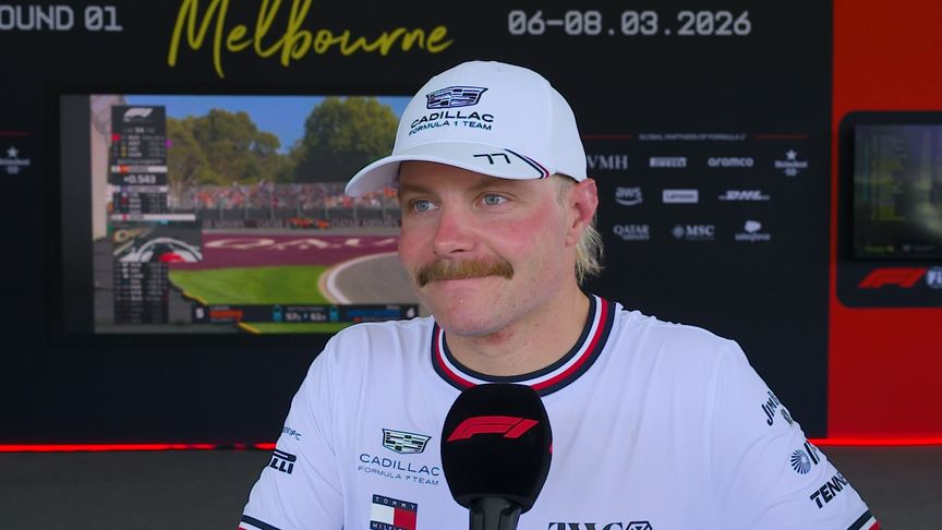 Bottas ‘proud of the whole team’ despite DNF in Cadillac’s first Grand Prix