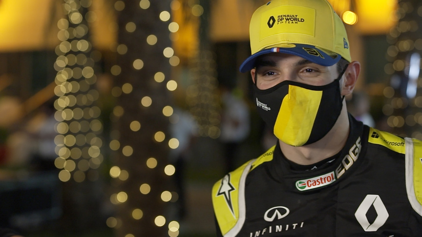 Esteban Ocon: 'All the emotion left my body' as I crossed the line at Sakhir GP