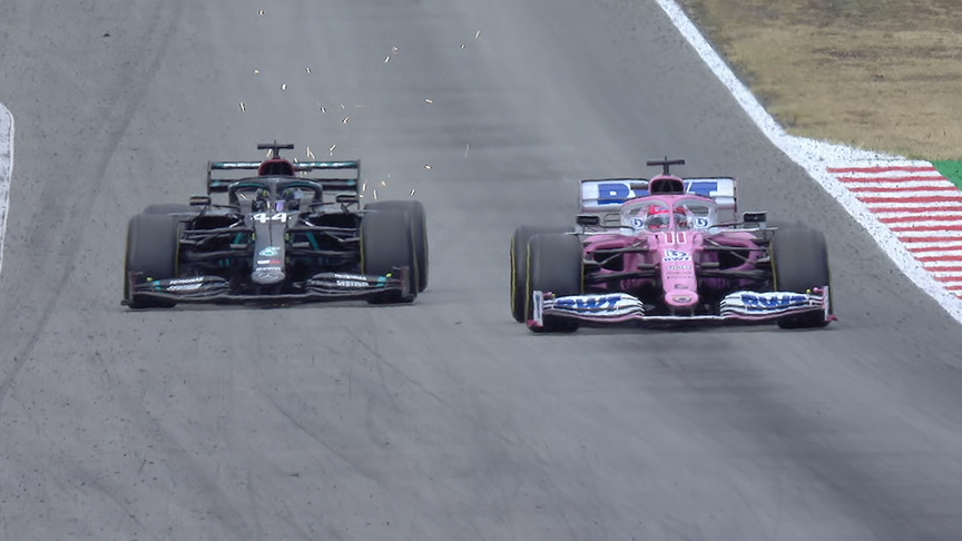 Spanish Grand Prix: Perez gets blue flag penalty