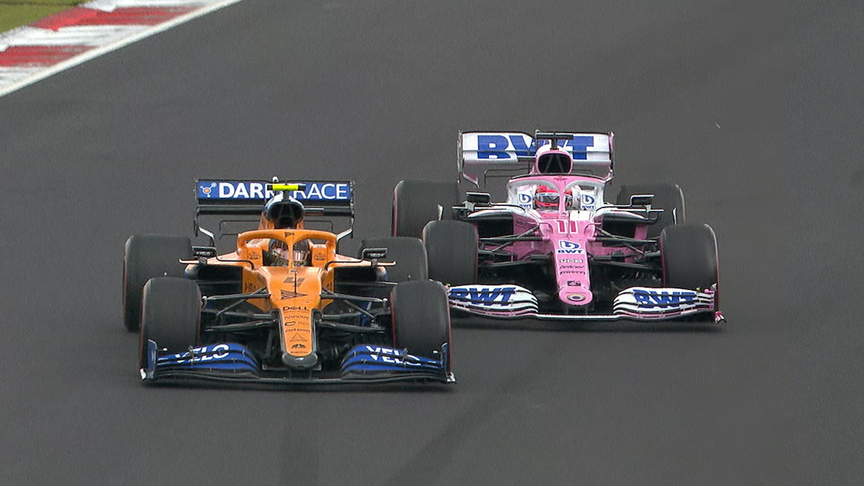 2020 Eifel Grand Prix: Norris and Perez go wheel-to-wheel