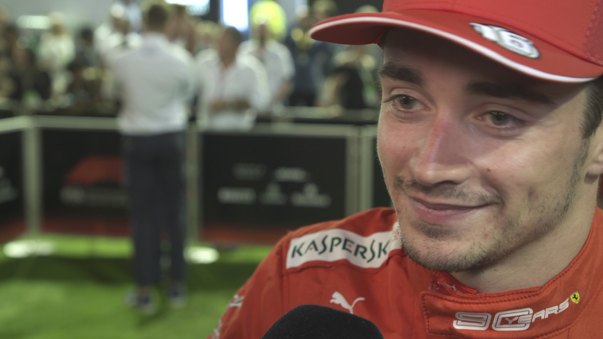 Charles Leclerc: Ferrari 1-2 'a bitter sweet feeling'