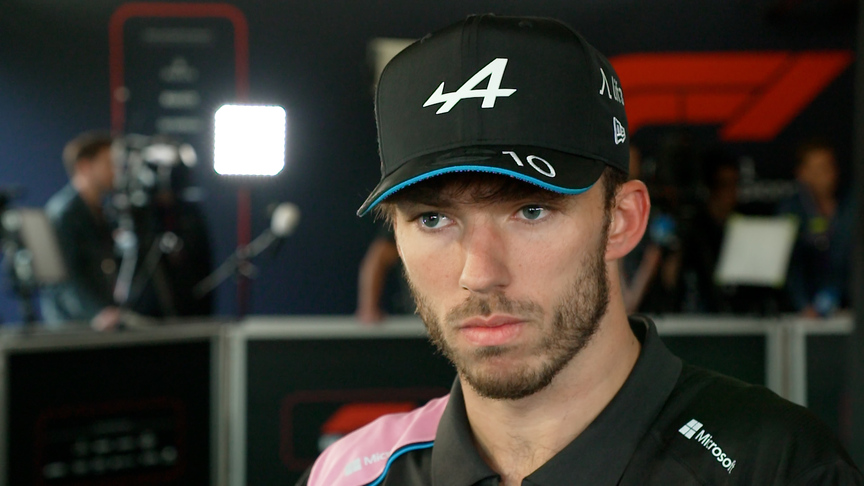 ‘I’m extremely disappointed’ – Gasly has ‘nothing to say’ about last lap crash with Alpine team mate Ocon