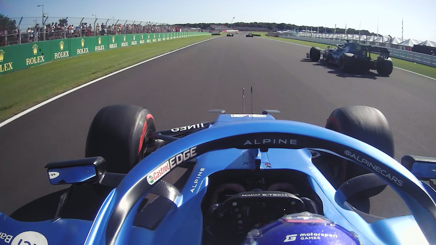 2021 British GP F1 Sprint: Alonso celebrates amazing midfield battle at Silverstone