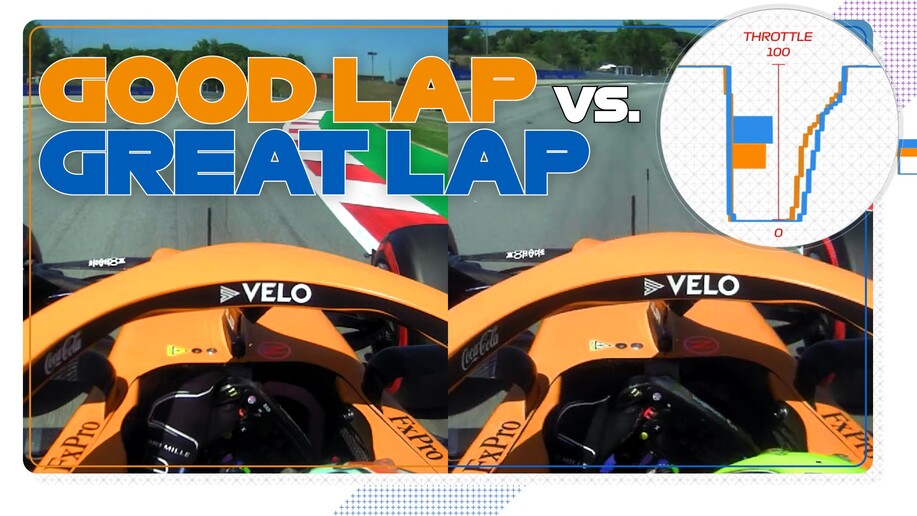 Good Lap vs. Great Lap - Norris vs. Ricciardo in Barcelona | Workday