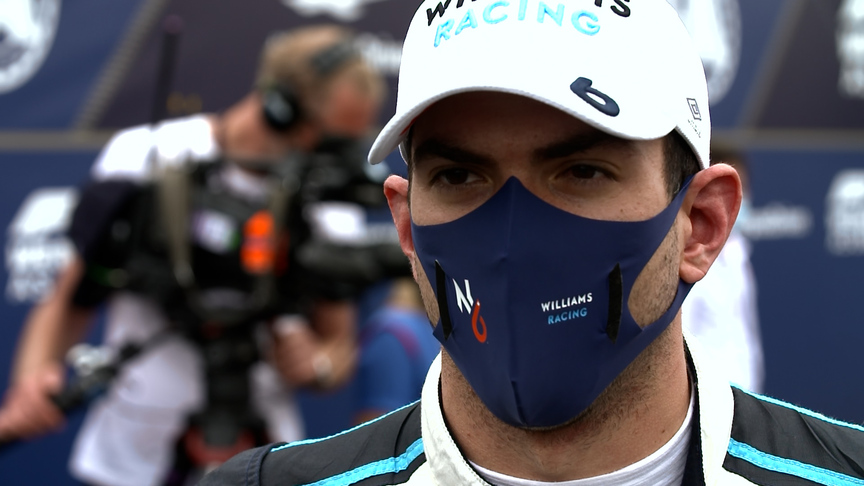 Latifi says 'extremely tough' French GP 'like driving on ice' at times