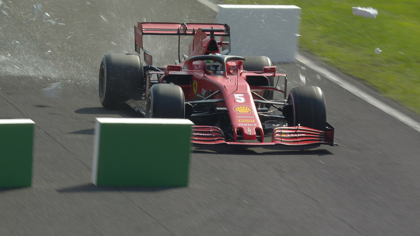 2020 Italian Grand Prix: Vettel retires with brake failure