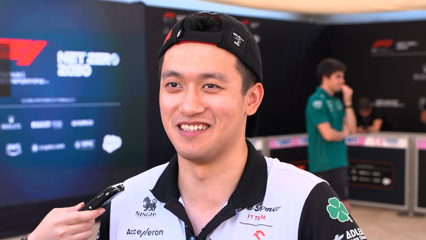 Zhou Guanyu targets Abu Dhabi points to 'finish season on a high'