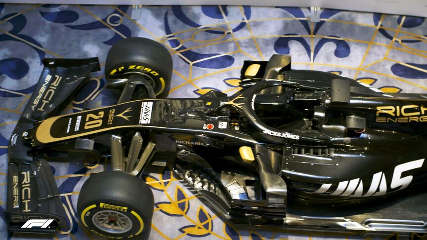 Haas unveil new black-and-gold F1 livery for 2019