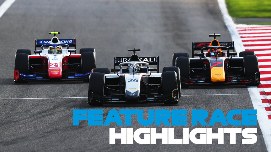F2 2020 Round 12: Sakhir Grand Prix feature race highlights